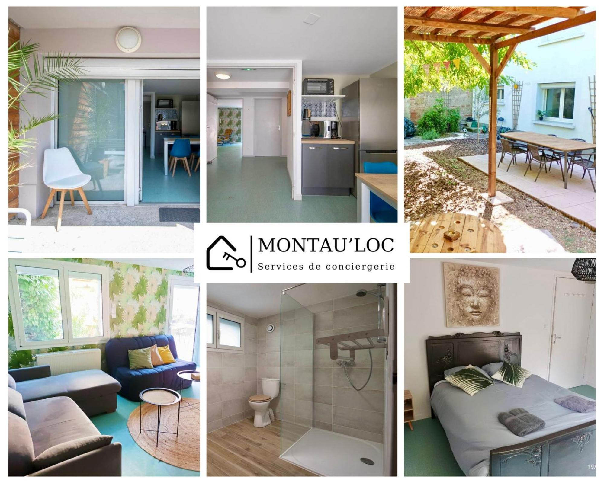 La Cahute, Appartement T2 Avec Jardin Ou Appartement Familial T6 มงโตบ็อง ภายนอก รูปภาพ